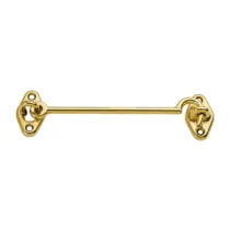 GANCIO FERMAFINESTRA OTTONE LUCIDO 140 MM (12