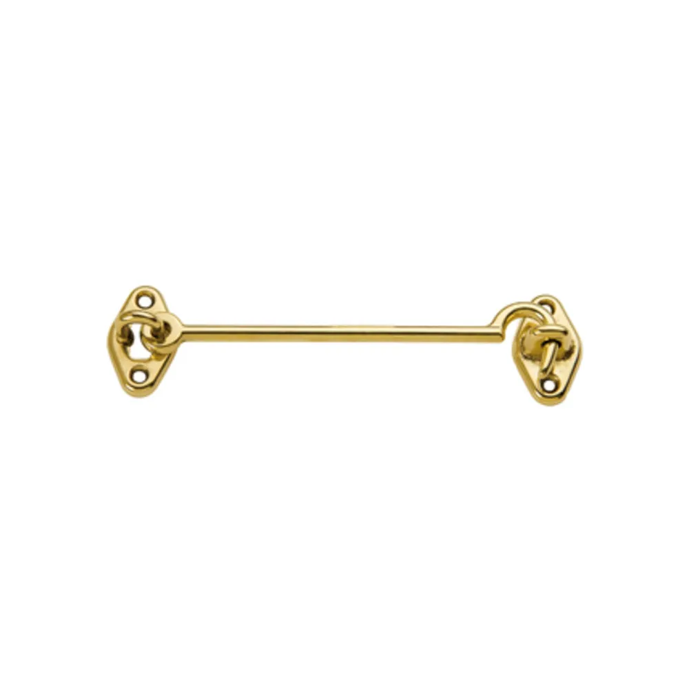 GANCIO FERMAFINESTRA OTTONE LUCIDO 140 MM (12