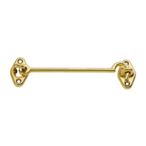 GANCIO FERMAFINESTRA OTTONE LUCIDO 140 MM (12
