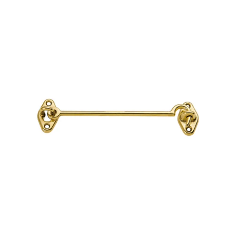 GANCIO FERMAFINESTRA OTTONE LUCIDO 160 MM (12 GANCIO FERMAFINESTRA OTTONE LUCIDO 160 MM (12
