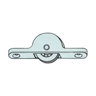OMGE  105 CARRELLO C/RUOTA CEMENTATO D 18 MM* (50