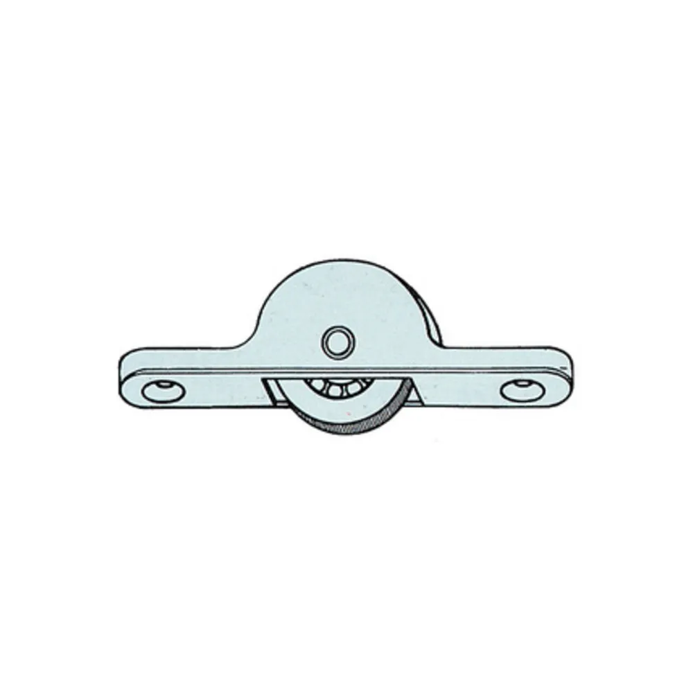 OMGE  105 CARRELLO C/RUOTA CEMENTATO D 18 MM* (50