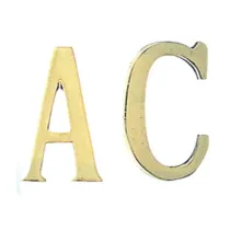 LETTERA A IN OTTONE 75 MM (10