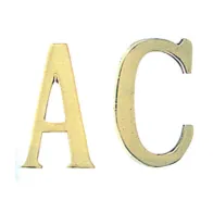 LETTERA A IN OTTONE 75 MM (10