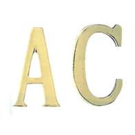 LETTERA B IN OTTONE 75 MM (10