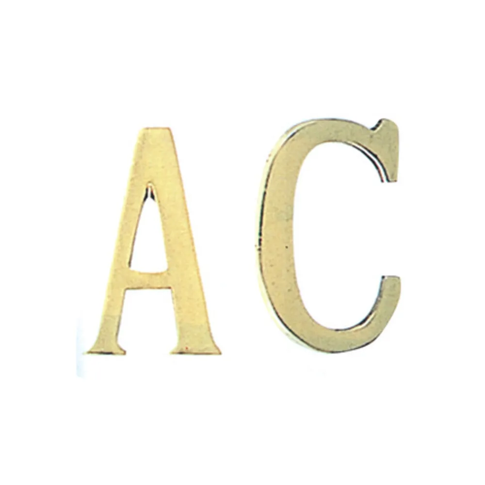 LETTERA B IN OTTONE 75 MM (10