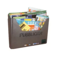 PORTA PUBBLICITA ALUBOX CAROSELLO GRIGIO GHISA