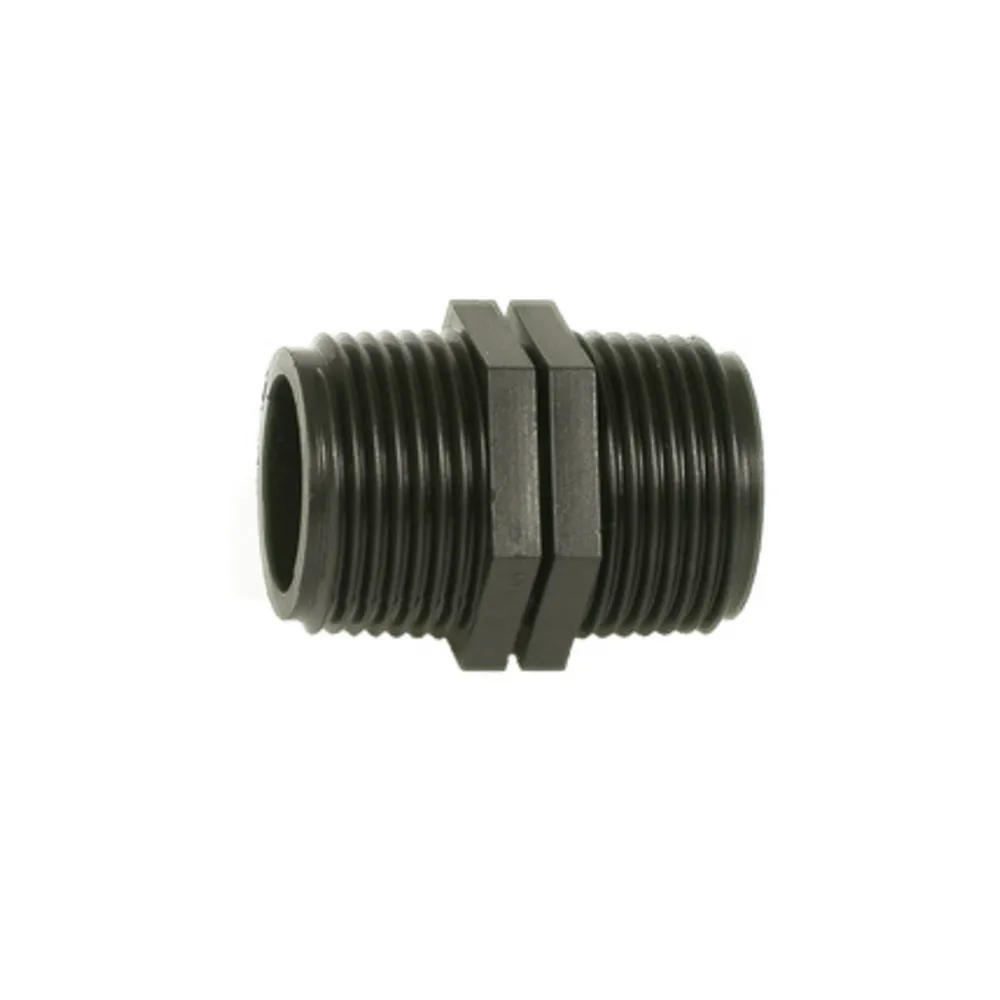 RACCORDO POLIPROP NIPPLO 1/2 X 1/2* (50 RACCORDO POLIPROP NIPPLO 1/2 X 1/2* (50