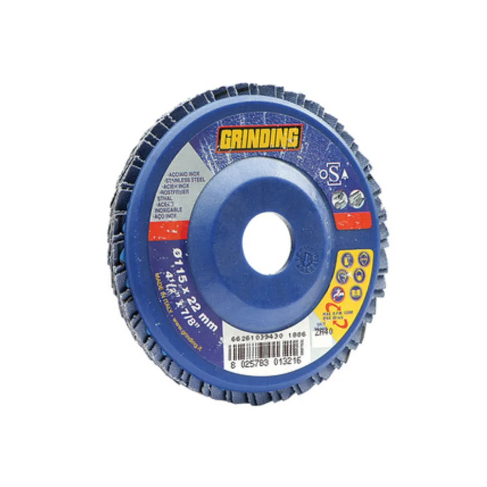 GRINDING DISCO LAMELLARE ZIRC 115X22 GR  40 (10