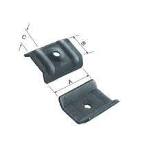 CAPPELLOTTO P/COIBENTATI GRIGIO 46X22X14 MM (100