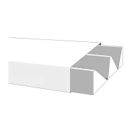 MINICANALINA C/COP FRONT 30X10 2 SCOM H 200 CM