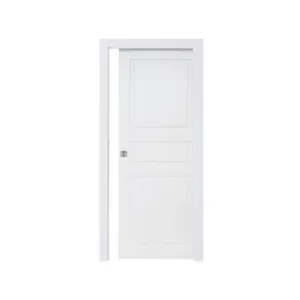 PORTA BUGNA SCORREVOLE 80X210 CM LACCATO BIANCO