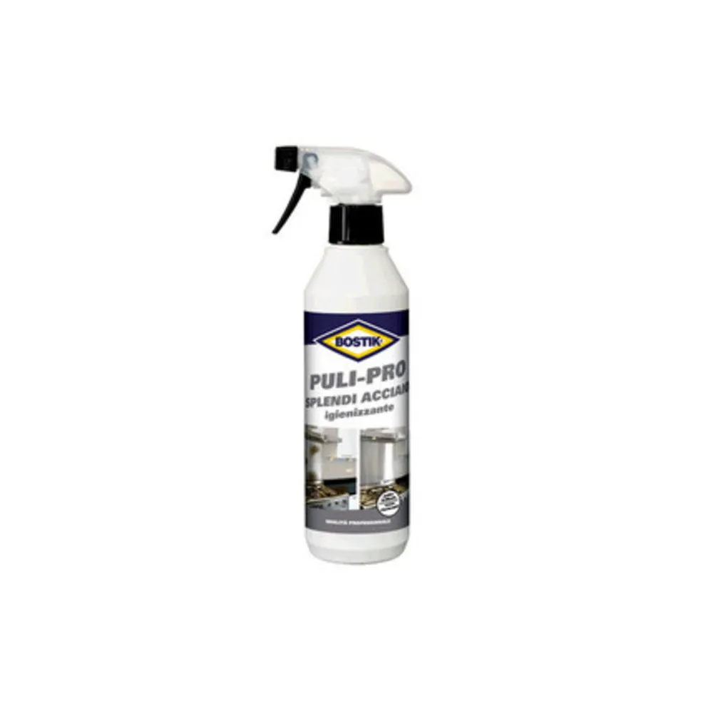 BOSTIK PULI-PRO SPLENDI ACCIAIO IGIENIZZANTE 500 ML (6 BOSTIK PULI-PRO SPLENDI ACCIAIO IGIENIZZANTE 500 ML (6