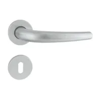 MANIGLIA TORINO ART.160P C/BOCCHETTA CROMO SAT