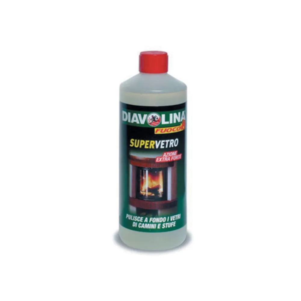 PULITORE SUPERVETRO DIAVOLINA RICARICA 1000 ML (6 PULITORE SUPERVETRO DIAVOLINA RICARICA 1000 ML (6
