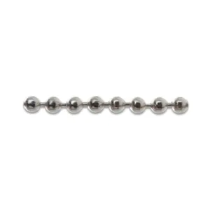 CATENA A PERLINE OTTONE NICHELATO D 4