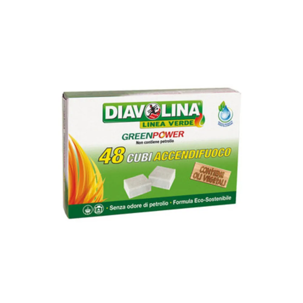 ACCENDIFUOCO  48 CUBI DIAVOLINA GREEN POWER 15335 (24