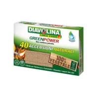 ACCENDIFUOCO  40 CUBI DIAVOLINA GREEN POWER 15341 (24