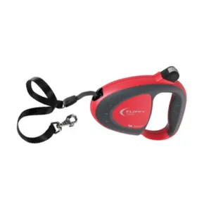 GUINZAGLIO P/CANI FLIPPY ONE TAPE MEDIUM ROSSO
