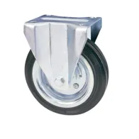 RUOTA INDUSTRIALE D  80 MM GOMMA 80/A PIASTRA FIS