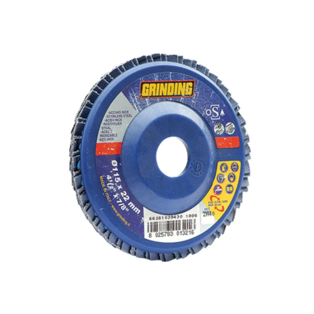 GRINDING DISCO LAMELLARE ZIRC 115X22 GR 100 (10