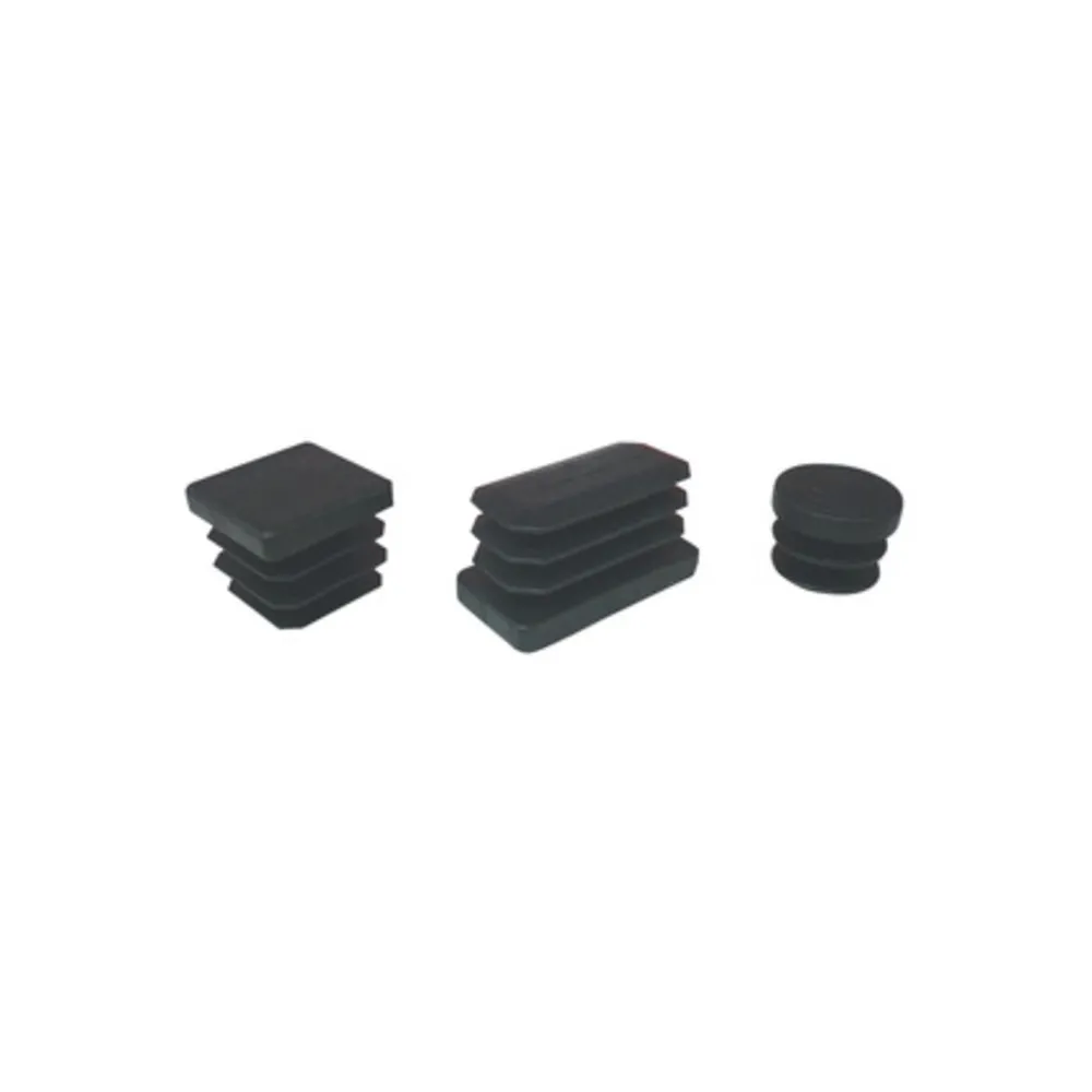 PUNTALE ALETTATO RETTANGOL 20X50 MM PLAST NERO (100