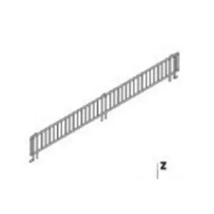 ZAF FRONTALINO IN FILO CROMATO CM. 100