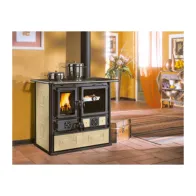 CUCINA LEGNA 8.8 KW ROSA 5.0 VST CERAMICA PANNA