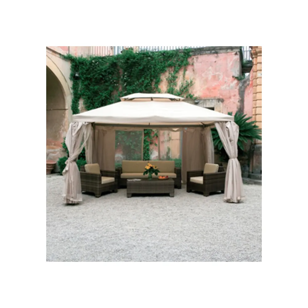 GAZEBO IN ALLUMINIO SAHARA 300X400CM ECR GAZEBO IN ALLUMINIO SAHARA 300X400CM ECR