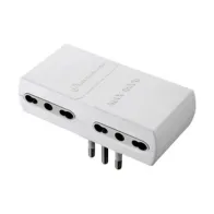 ADATTATORE PIATTO 16A 2P+T 4PR BIPAS BIANCO FIG.12