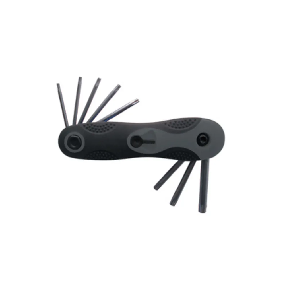 SERIE 8 CHIAVI TORX T9-T40 CROMO VANADIO (10 SERIE 8 CHIAVI TORX T9-T40 CROMO VANADIO (10