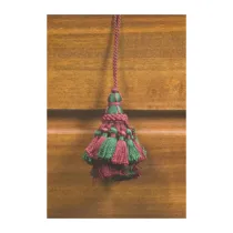 FIOCCO P/CHIAVI CM.9 VERDE E BORDO (6