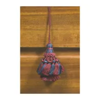 FIOCCO P/CHIAVI CM.9 BLU E BORDO (6