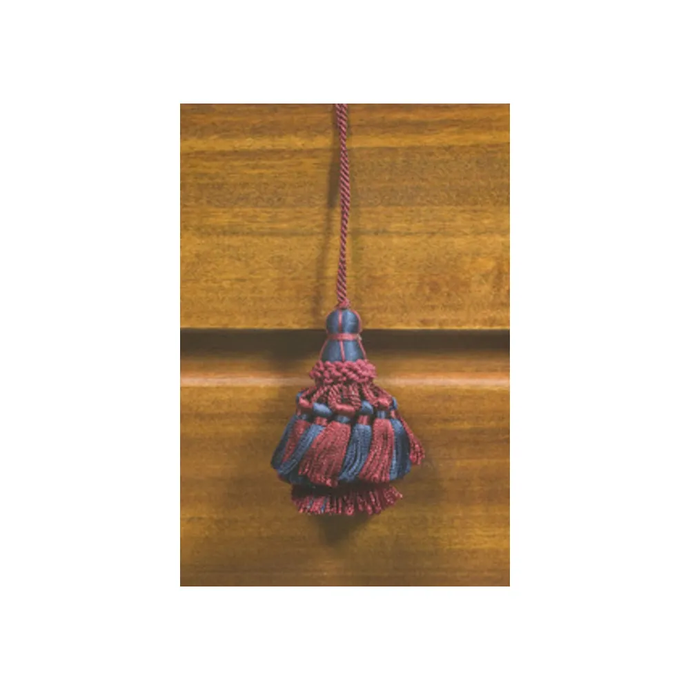 FIOCCO P/CHIAVI CM.9 BLU E BORDO (6