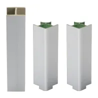 KIT ZOCCOLATURA P/CUCINA PVC H 10 CM ALLUMINIO