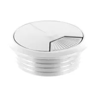 BOCCHETTA PASSACAVI D 60 MM PLASTICA BIANCO (20