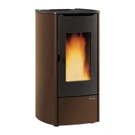 TERMOSTUFA PELLET 14.8 KW MARINA IDRO H11 BRONZO