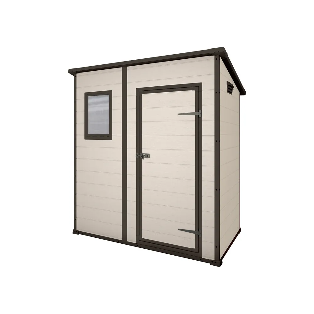CASETTA KETER MANOR PENT EFF LEGNO BEIGE 183X111X200