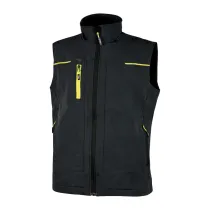 U-POWER GILET SATURN NERO/GIALLO TG.  L
