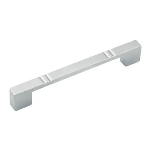 MANIGLIA ZAMA MG23318  96 MM CROMO OPACO (25