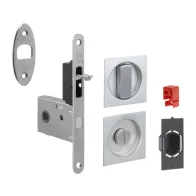 KIT MANIGLIE QUADRO PORTA SCORR EASY G500T BIANCO