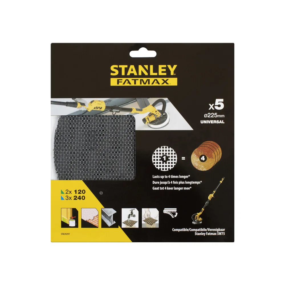FATMAX SET 5 DISCHI 225 MM P/LEVIGATRICE SFMEE500S