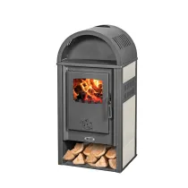 STUFA LEGNA  8 KW VIENNA BEIGE