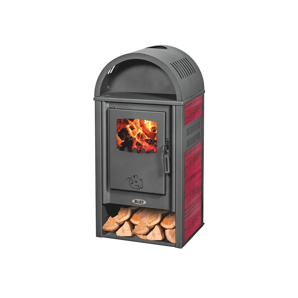 STUFA LEGNA  8 KW VIENNA BORDEAUX