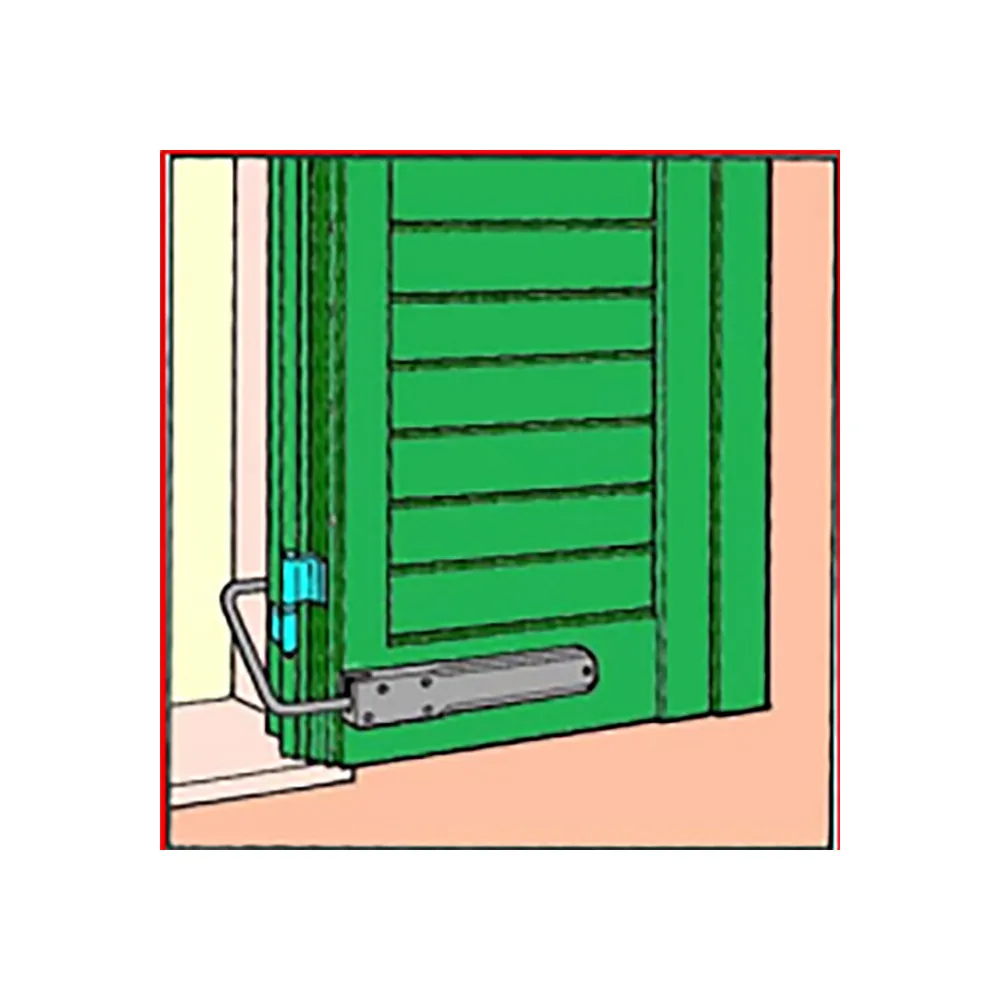FERMA PERSIANA ABS 20X253X157 MM MOLLA INOX NER (12 FERMA PERSIANA ABS 20X253X157 MM MOLLA INOX NER (12