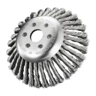 SPAZZOLA P/DECESPUGLIATORE 170 MM FILI ACCIAIO