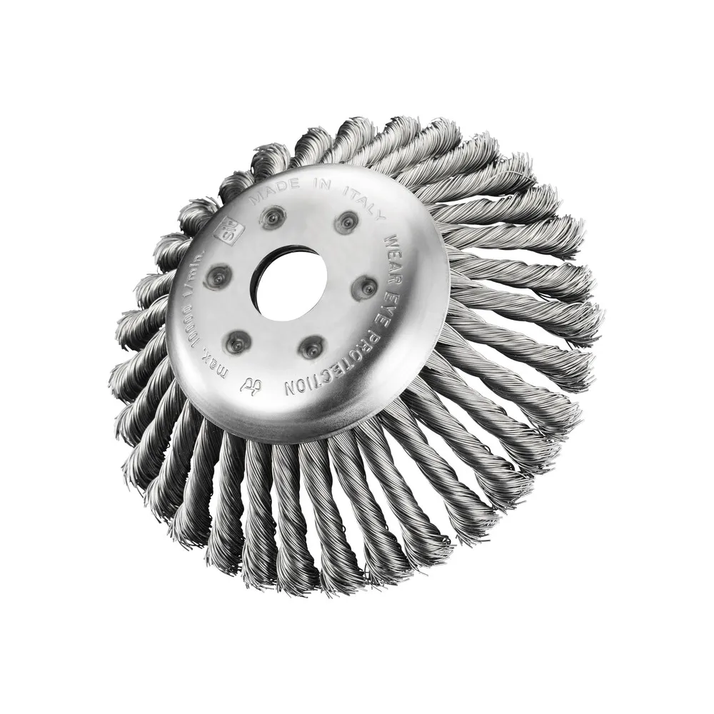 SPAZZOLA P/DECESPUGLIATORE 170 MM FILI ACCIAIO