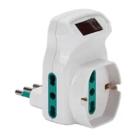 FME 87.317 ADATTATORE 10A 2P BIP + SCH C/INTER SIC