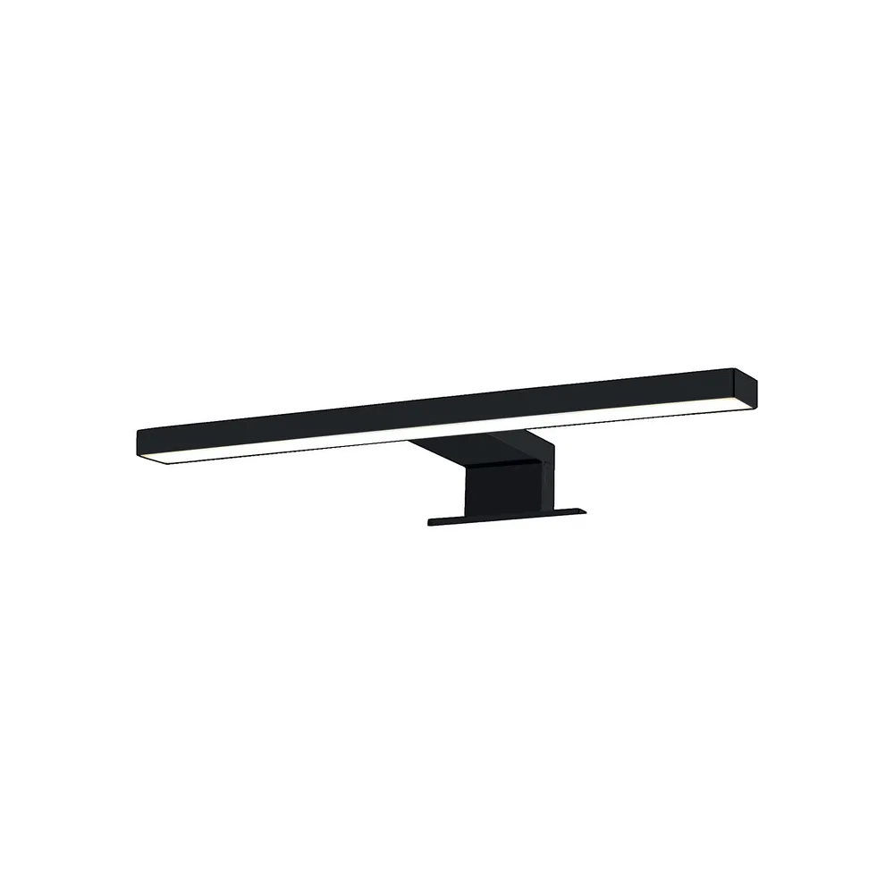 APPLIQUE DA BAGNO LED 30 CM NERO LAMPO