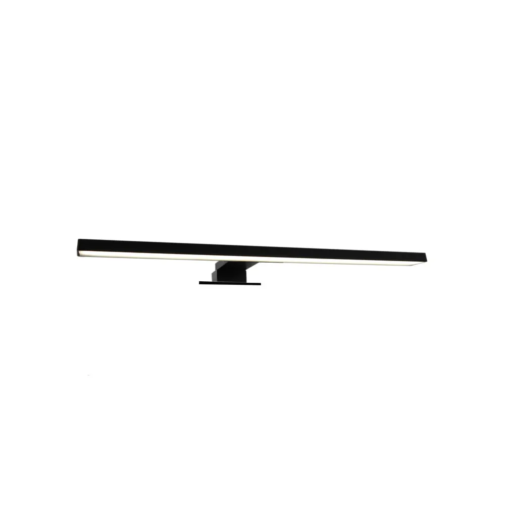 APPLIQUE DA BAGNO LED 60 CM NERO LAMPO